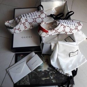Gucci ace gg print sneakers 734-707-9623